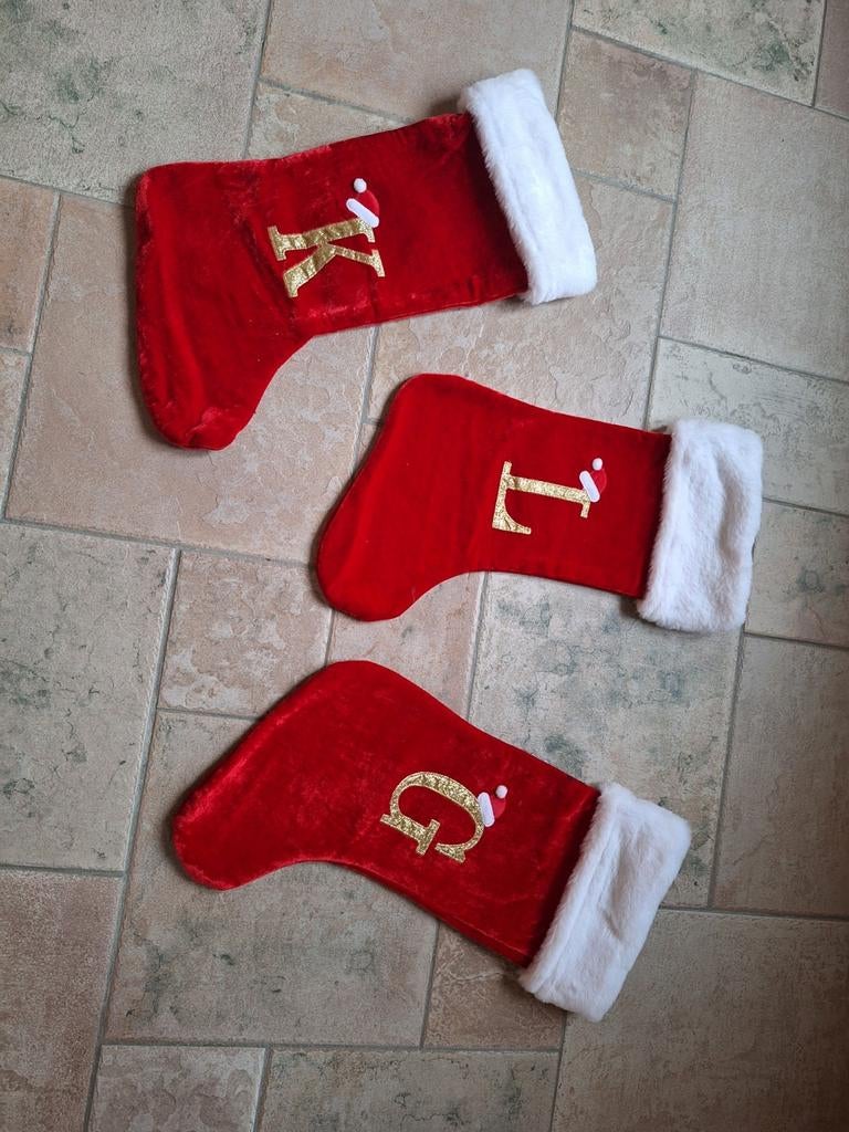 3 kerstsokken, Ophalen of Verzenden, Zo goed als nieuw