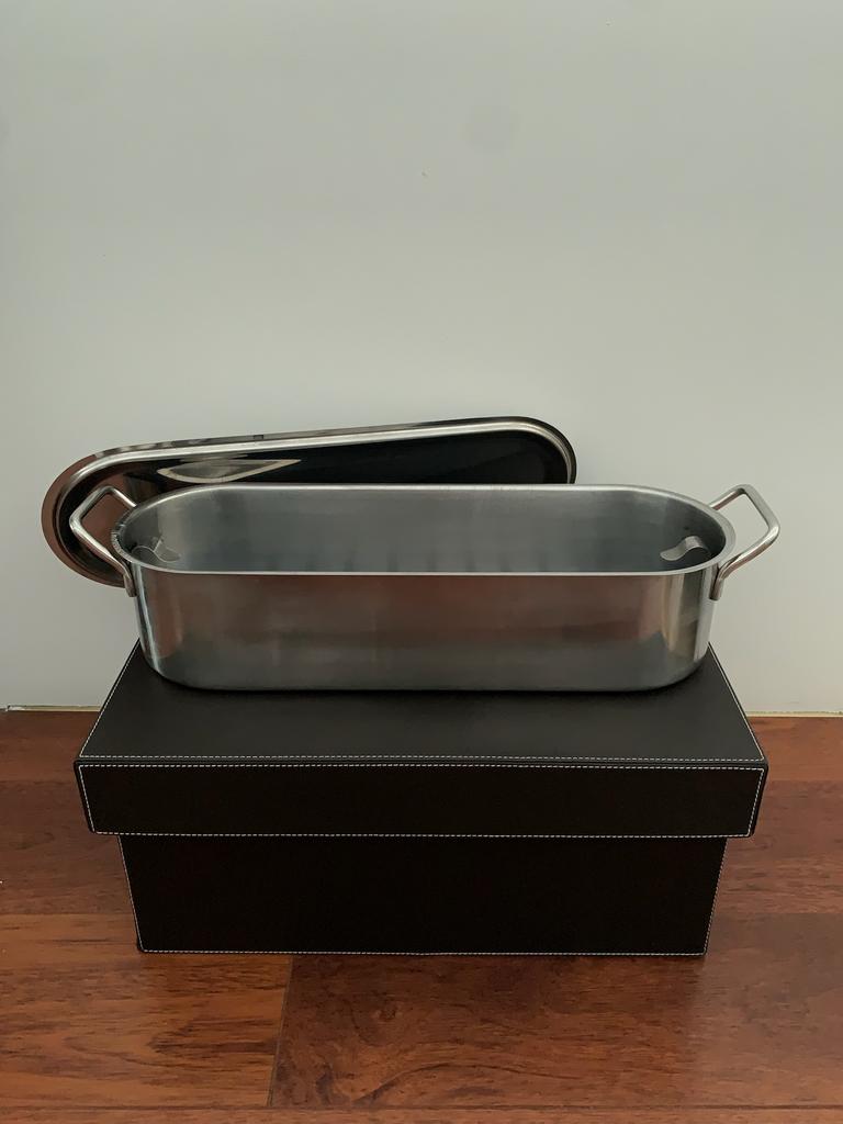 Poissonnière Vintage en Inox, Maison & Meubles, Enlèvement ou Envoi