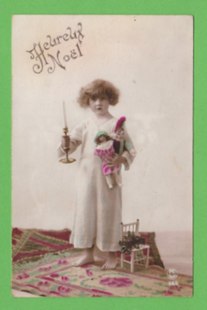 Carte postale de 1922 - Joyeux Noël., Envoi, 1920 à 1940, Affranchie, Hainaut