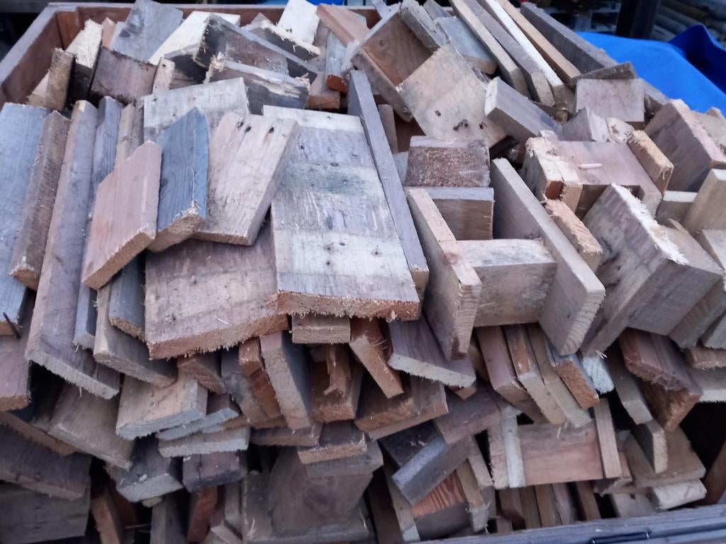 Brandhout van palleten, Tuin en Terras, Brandhout, Ophalen
