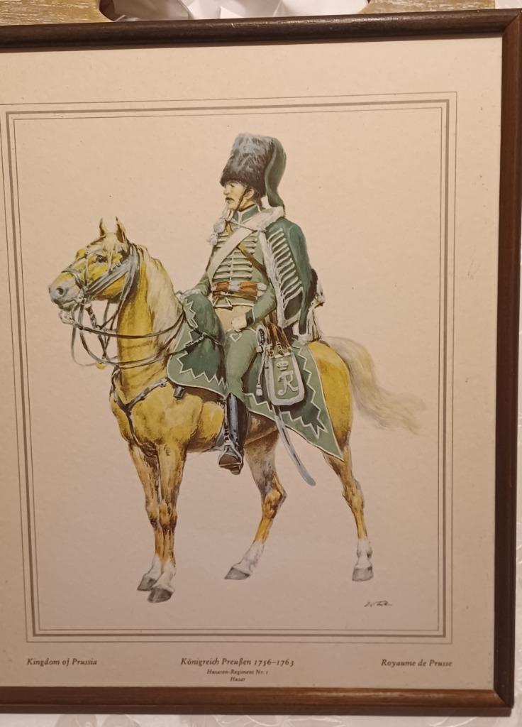 6 schilderijen (?) soldaten te paard  afmetingen: ......, Enlèvement ou Envoi