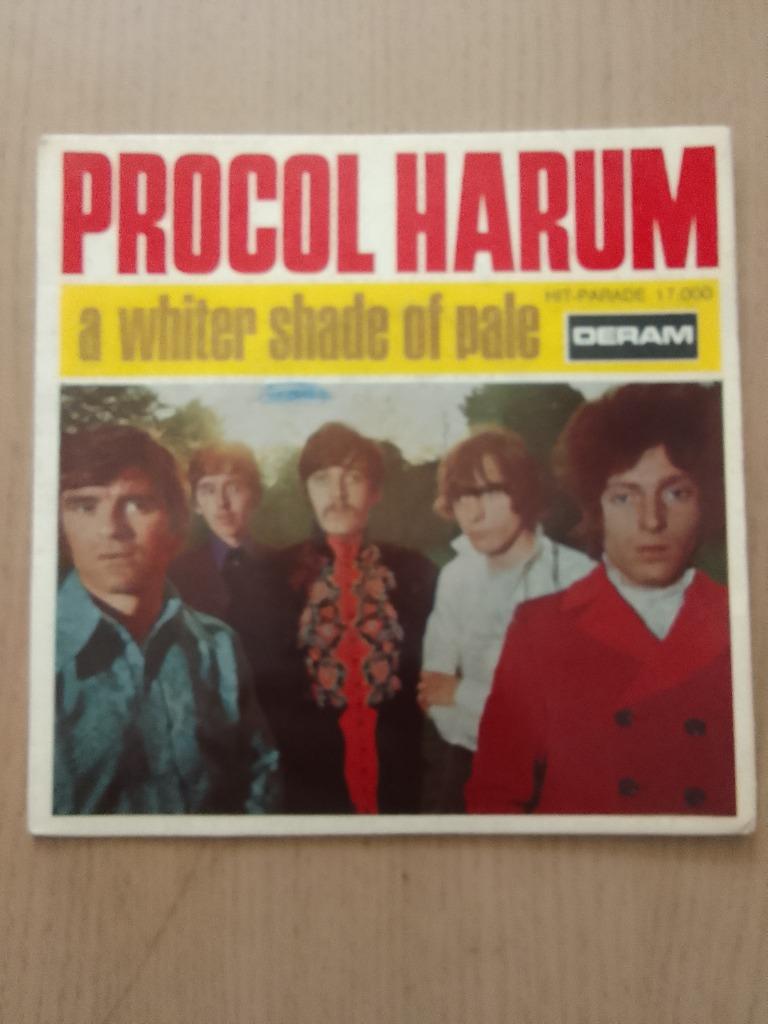 45t Procol Harum – A Whiter Shade Of Pale Deram 1968, Ophalen of Verzenden, Gebruikt