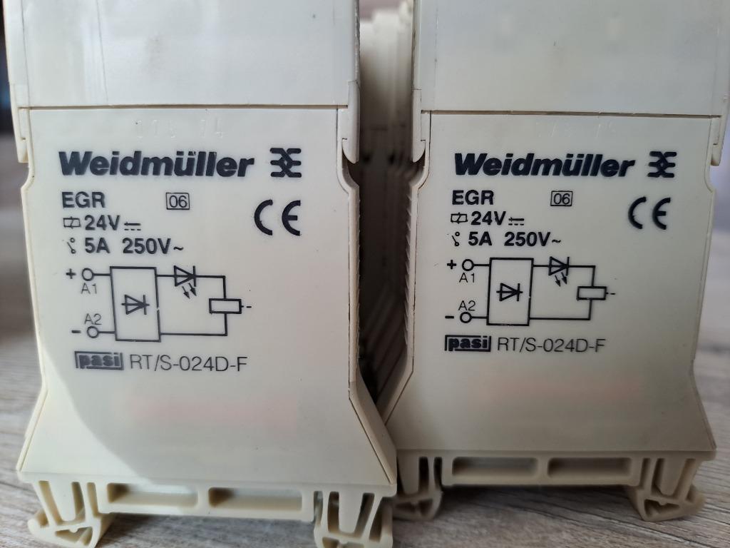 19 Relais WEIDMÜLLER 821649 EGR7-821649, RTS-024D-F, Ophalen of Verzenden, Nieuw