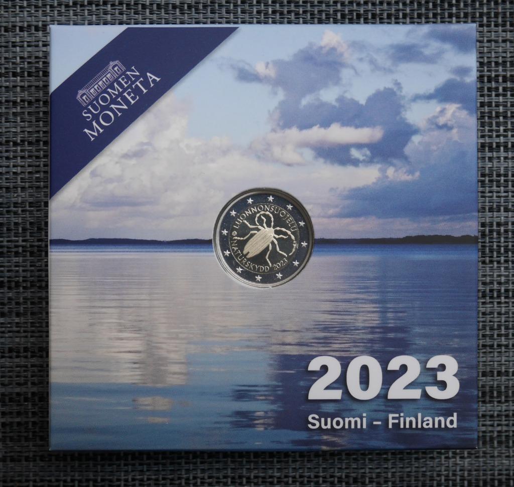 2 euro FINLAND 2023 BE NATUURBESCHERMING, Ophalen of Verzenden, Finland, 2 euro, Setje