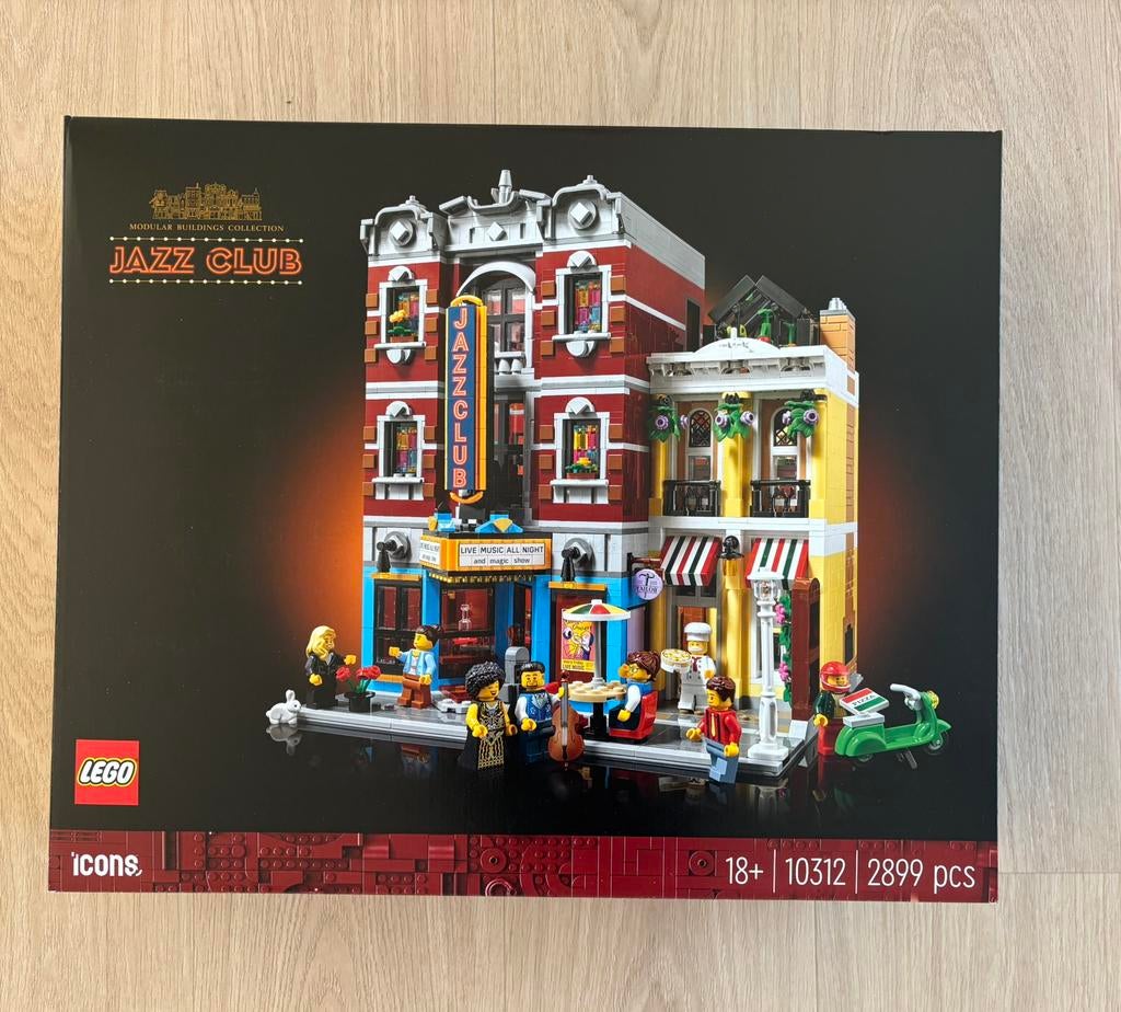 Lego 10312 Jazz Club (sealed), Nieuw, Ophalen of Verzenden, Icons, Complete set