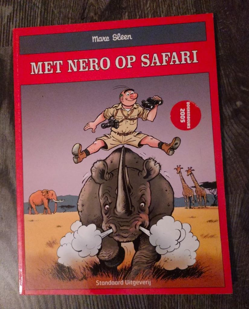 Met Nero op safari (eerste druk), Ophalen, Marc Sleen, Eén stripboek, Zo goed als nieuw