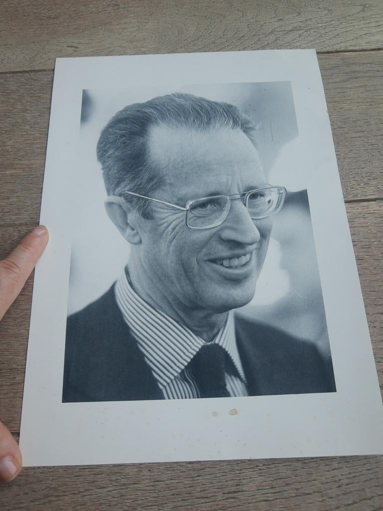 Grote foto van koning Boudewijn, Verzamelen, Ophalen of Verzenden, Zo goed als nieuw