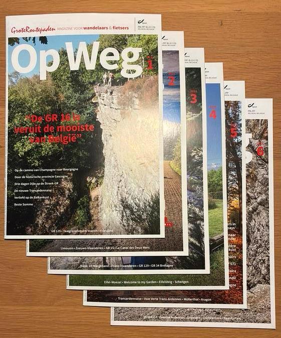 Op Weg - GroteRoutepaden Magazine jg 2021, Ophalen of Verzenden, Nieuw