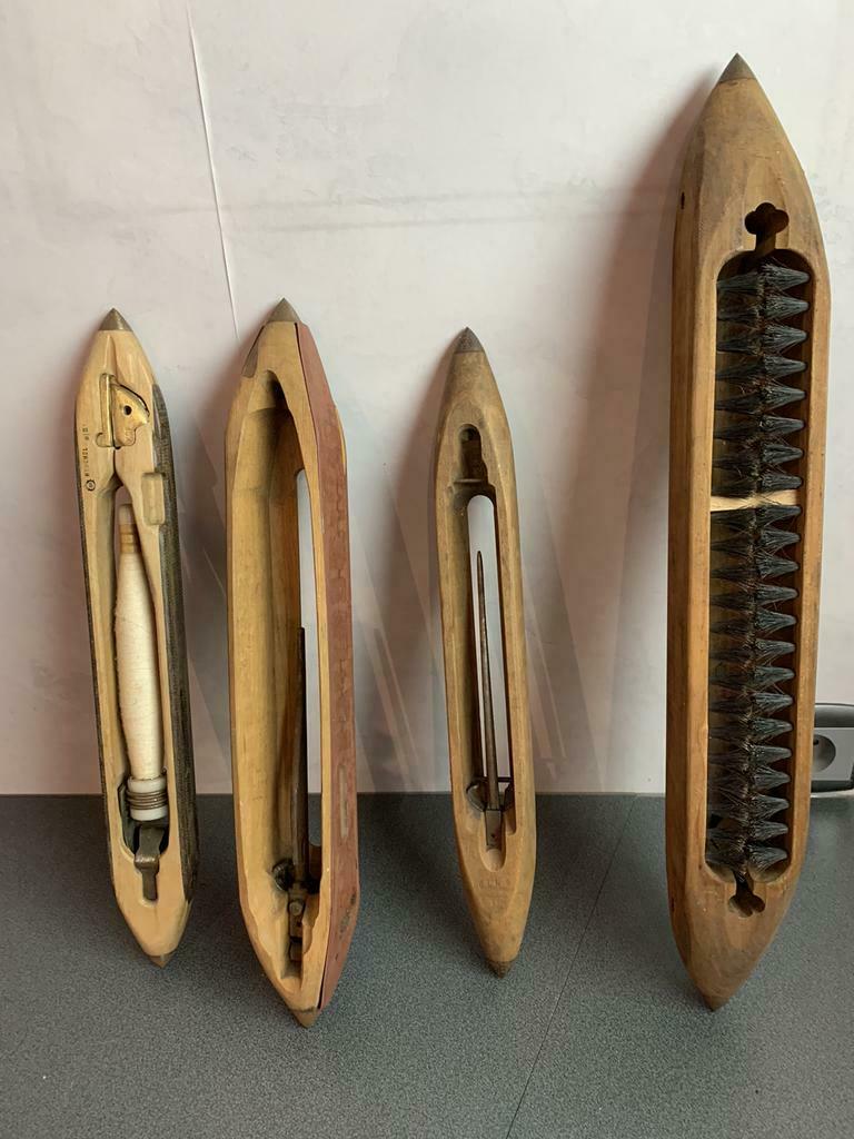 Outils d’un ancien métier à tisser.