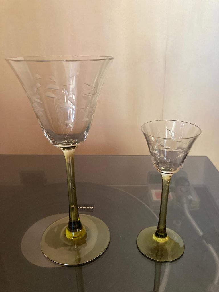 Verres en cristal 14 grands 11 petits (profondeville), Enlèvement