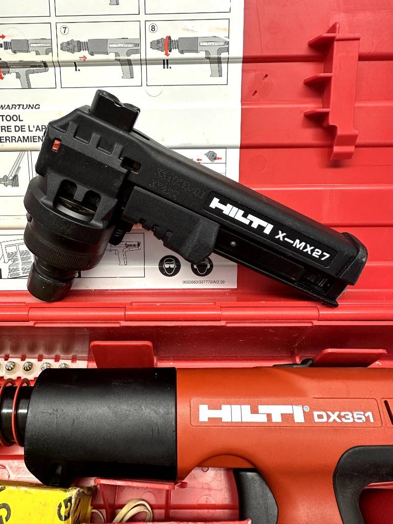 Cloueuse HILTI DX351, Enlèvement