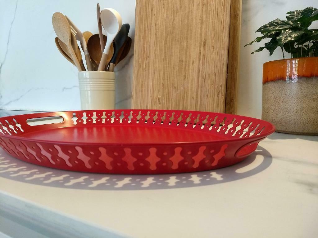 Vintage IKEA - metalen dienblad, Ophalen of Verzenden, Gebruikt