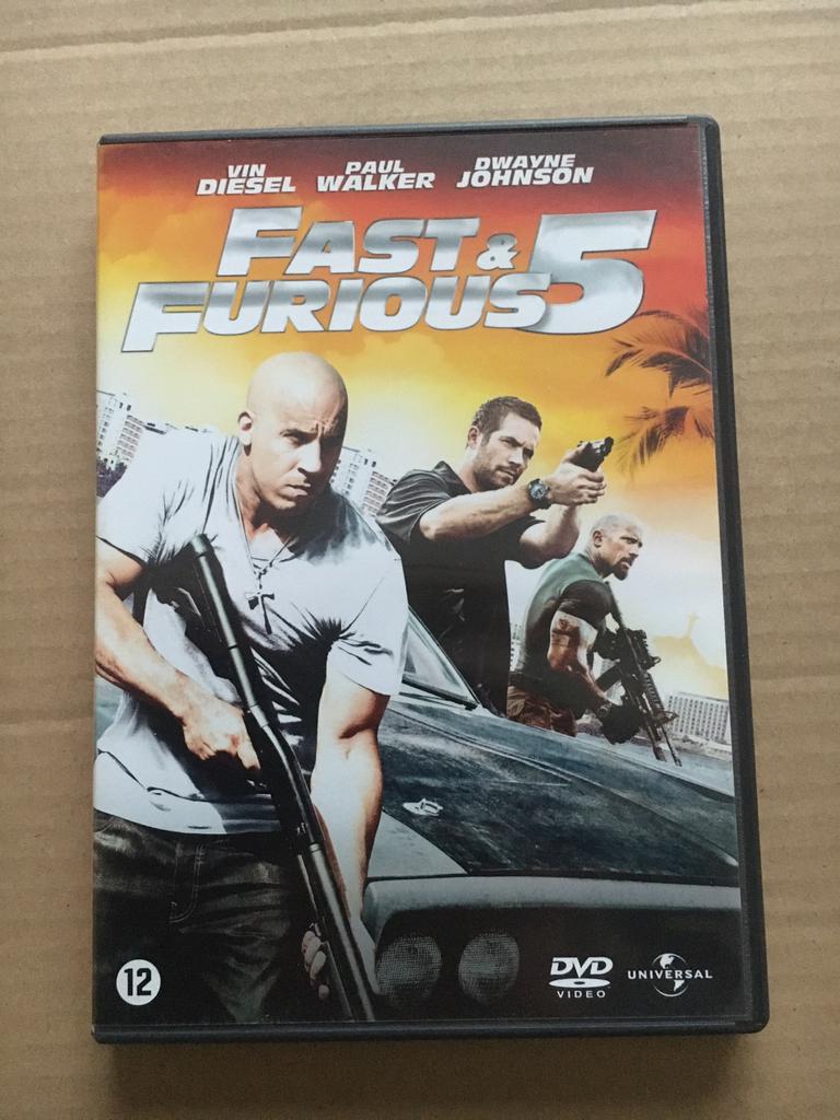 Dvd  :  Fast and Furious 5 ., À partir de 12 ans, Enlèvement ou Envoi, Comme neuf, Action