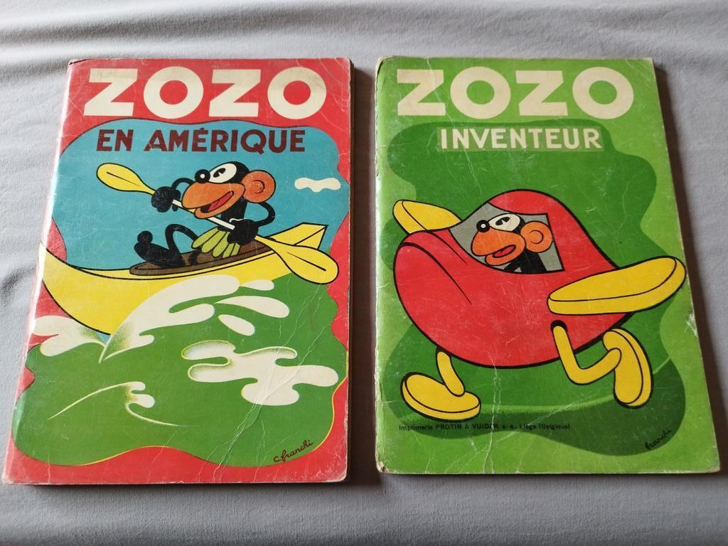 Zozo inventeur et Zozo en Amérique Franchi, Boeken, Stripverhalen, Complete serie of reeks, Ophalen of Verzenden, Gelezen