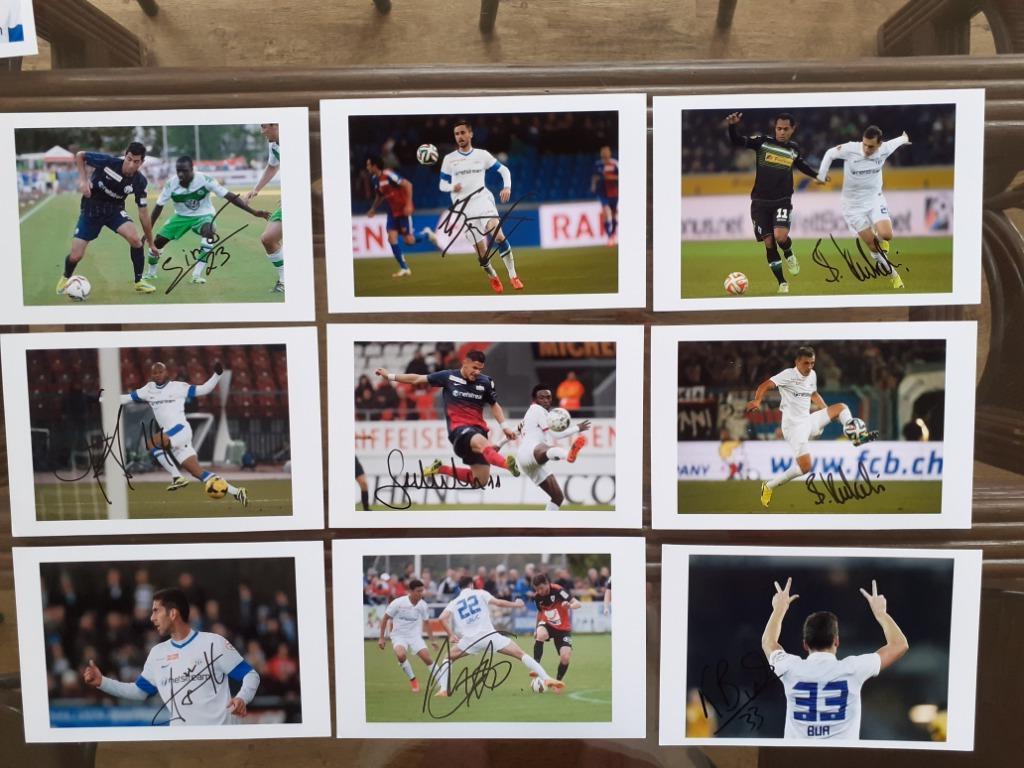 22 getekende foto's FC Zürich 2015-2017, Verzamelen, Ophalen of Verzenden, Nieuw, Poster, Plaatje of Sticker