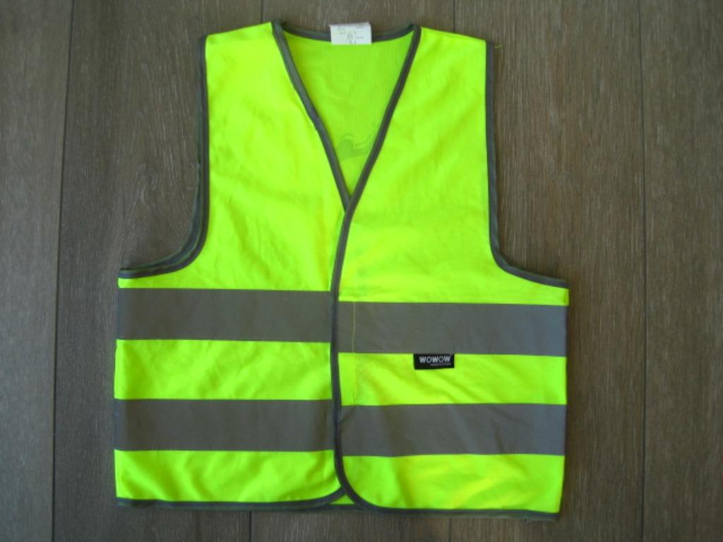 Gilet fluo Wowow pour enfant de 104 cm à 128 cm, WOWOW, Vêtements d'extérieur, Enlèvement ou Envoi, Utilisé