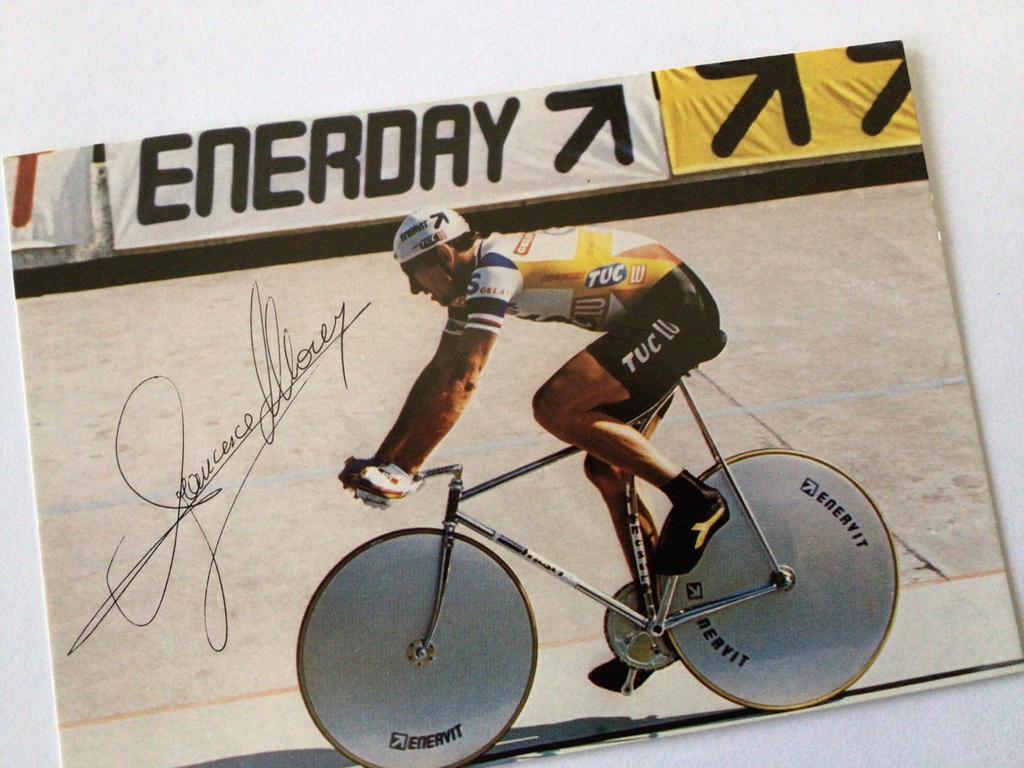 Wielerkaart 1984 francesco moser, Ophalen of Verzenden