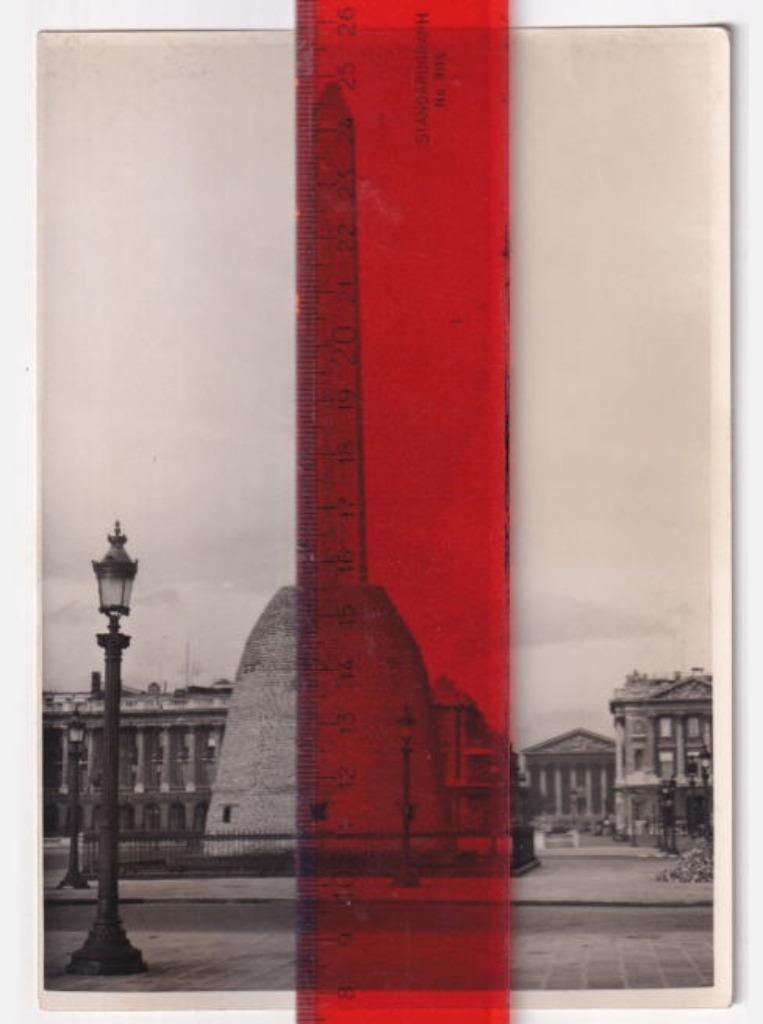 PERSFOTO - photo Nyt 07/11/1939 - Paris Place de la Concorde, Ophalen of Verzenden, Overige soorten, Foto of Poster