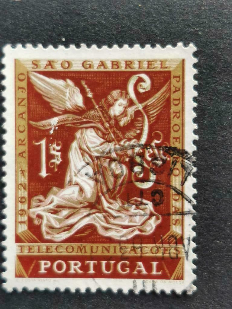 Portugal 1962 - aartsengel Gabriel, Verzenden, Portugal, Gestempeld