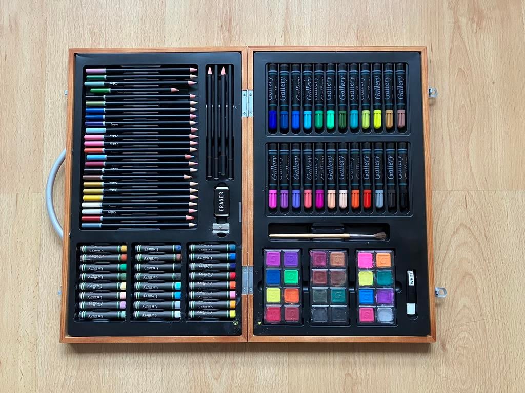 Malette coffret de dessin & peinture, Enlèvement ou Envoi, Comme neuf