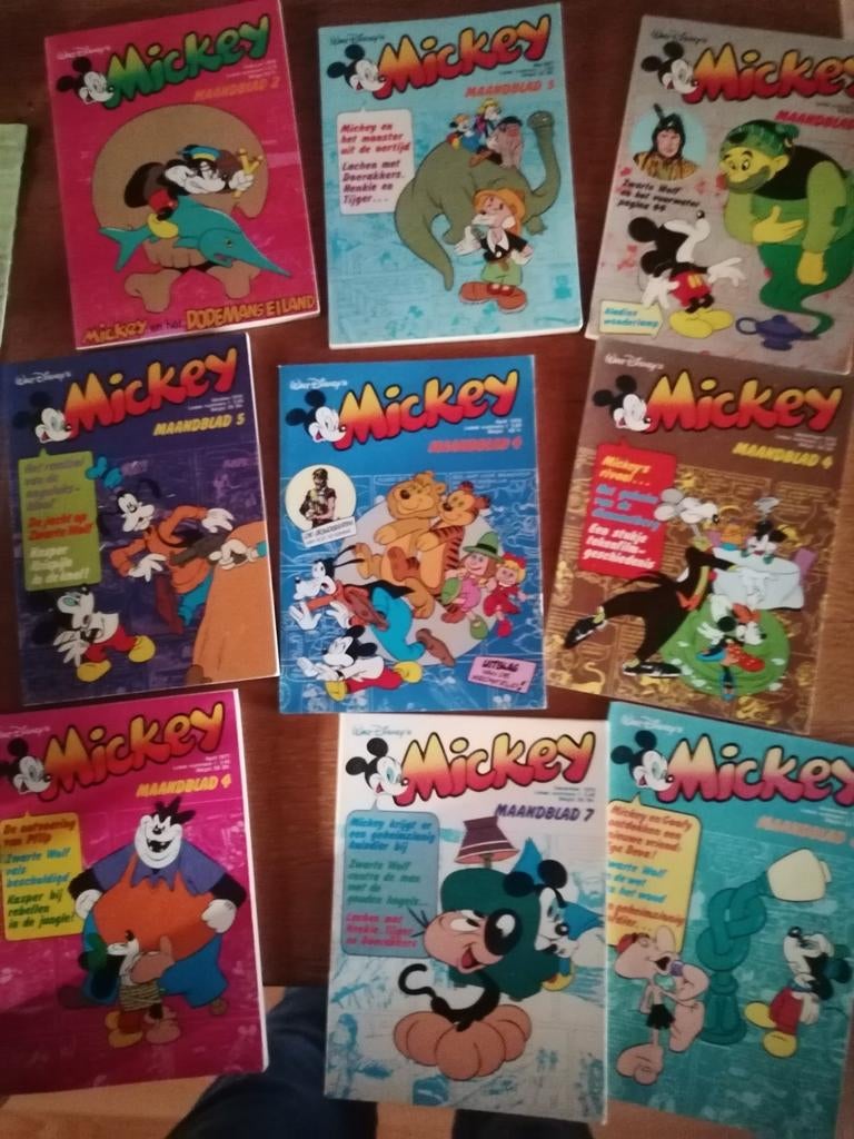 Stripmagazine mickey mouse jaren 1976 - 1978, Boeken, Ophalen of Verzenden, Zo goed als nieuw