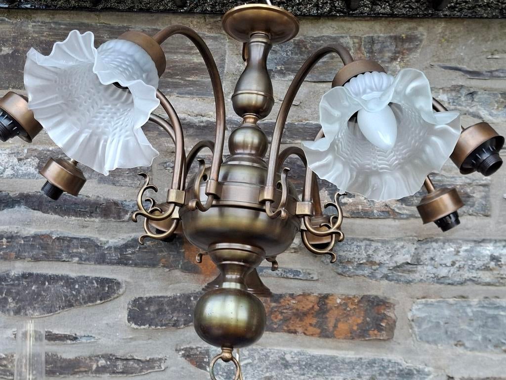 Lustre complet Massive, Maison & Meubles, Enlèvement, Comme neuf