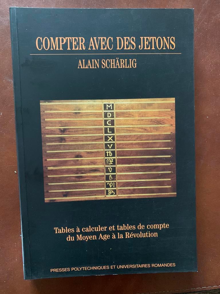 Compter avec des jetons - Alain Schärlig, Ophalen of Verzenden, Zo goed als nieuw