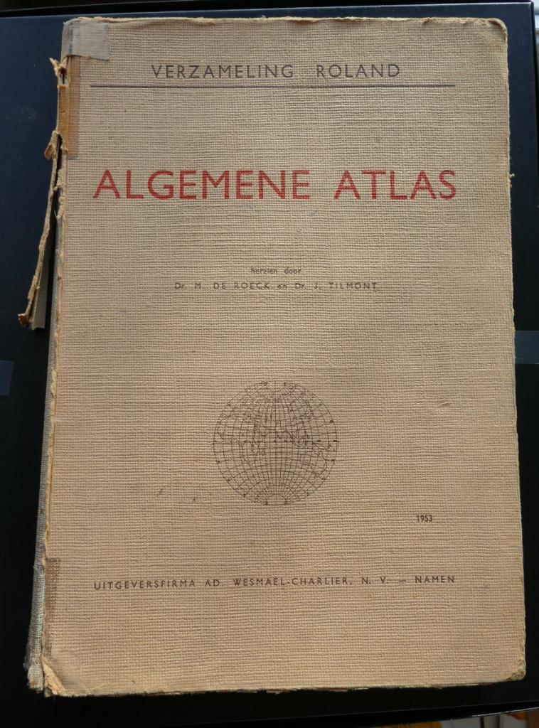 Algemene Atlas, Verzameling Roland 1953, Boeken, Gelezen, Overige atlassen, Ophalen of Verzenden, Wereld