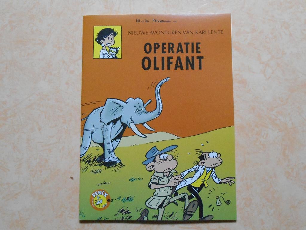 Collectie fenix 43 Operatie Olifant 2007 1 ste druk., Bob Mau, Eén stripboek, Nieuw, Ophalen of Verzenden