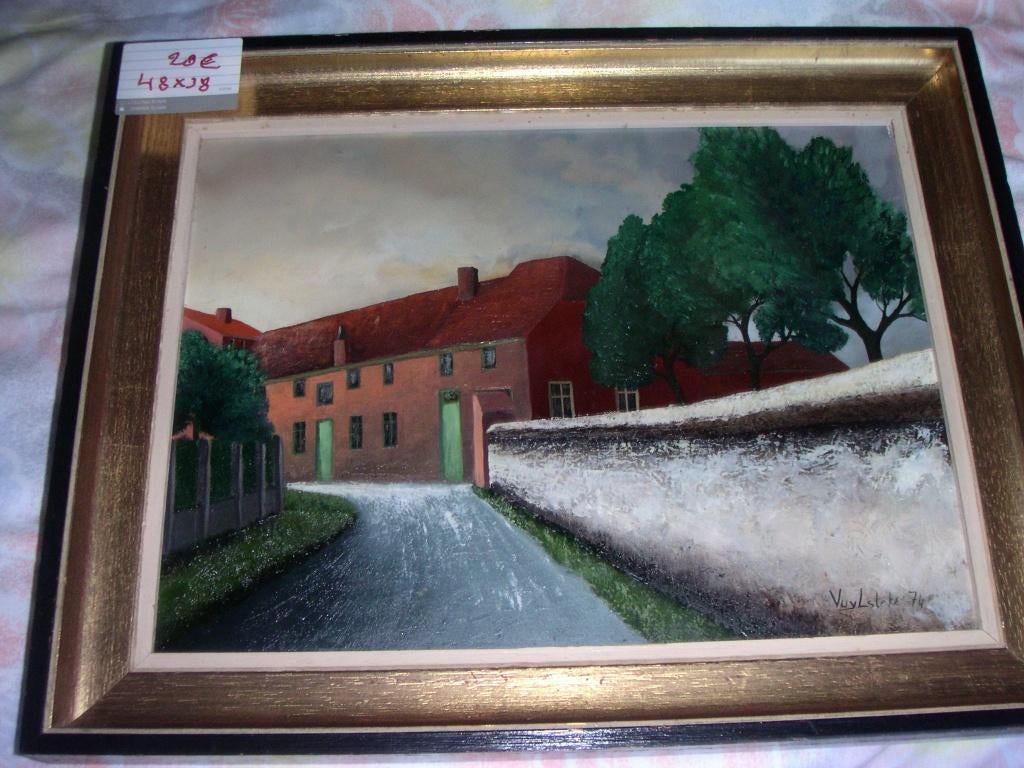schilderij van vuylsteke 74, Antiek en Kunst, Ophalen of Verzenden