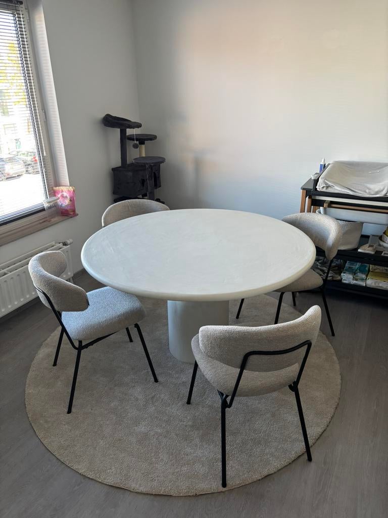Table de salle à manger Mortex (ronde), Neuf, Mortex, Rond, Autres matériaux