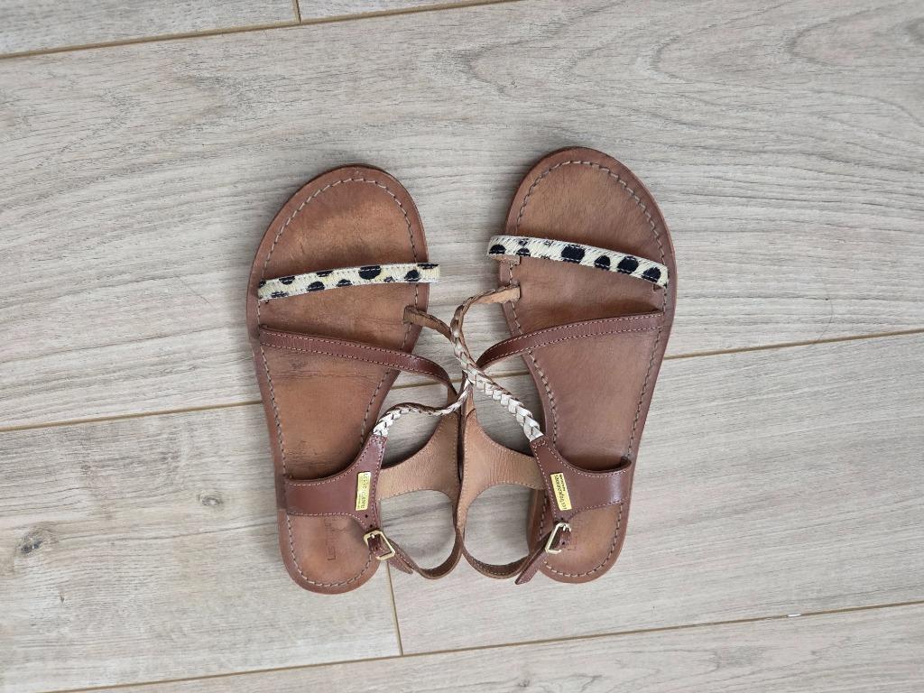 Sandales les tropeziennes, Ophalen, Bruin, Sandalen of Muiltjes, Gedragen