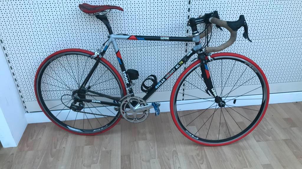 Look kevlar Hinault KG 76 koersfiets Retro, Fietsen en Brommers, Ophalen, Zo goed als nieuw, Carbon