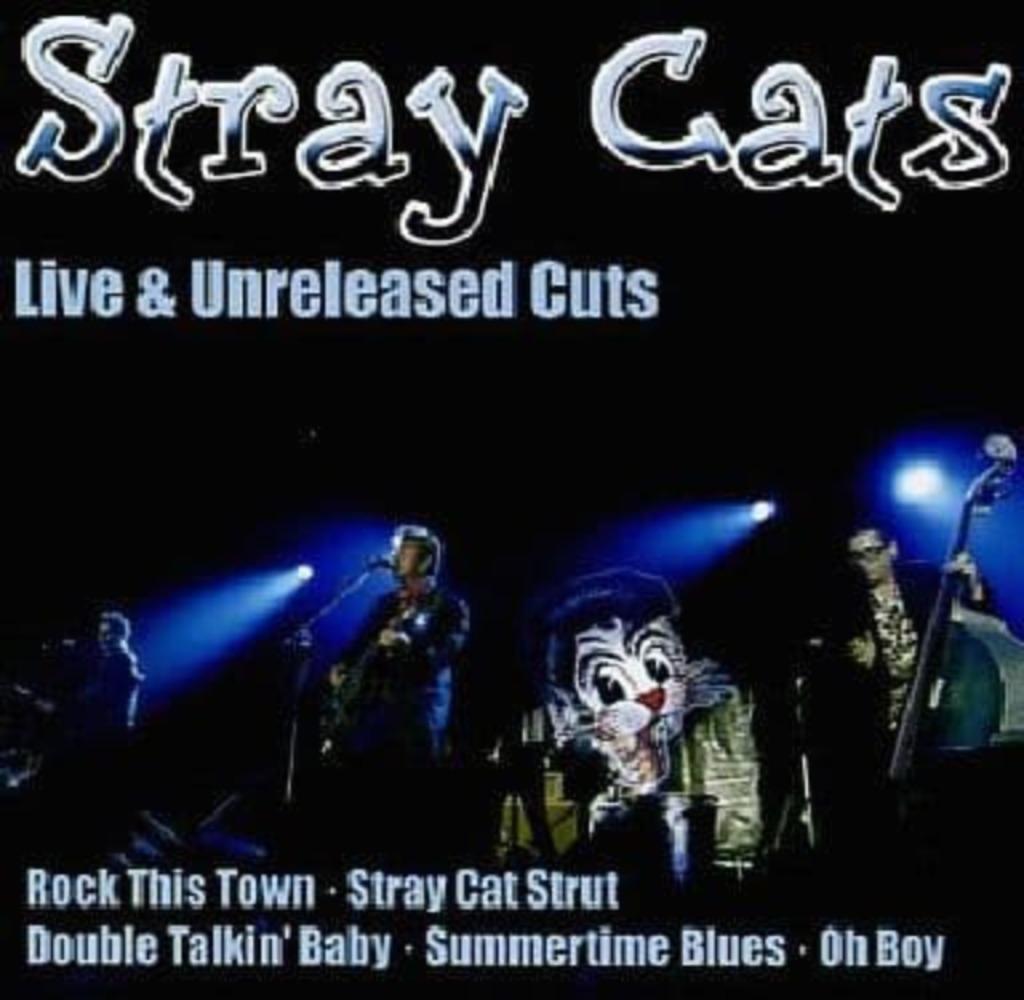 CD STRAY CATS - Live en niet eerder uitgebrachte nummers, Verzenden, Zo goed als nieuw, Poprock