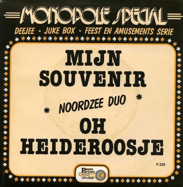 Noordzee Duo - Mijn Souvenir / Oh Heideroosje, Cd's en Dvd's, Ophalen of Verzenden, Zo goed als nieuw, Pop