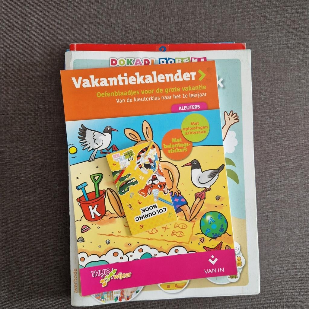 Knutsel- en oefenboekjes, vanaf 4 jaar, Ophalen, Zo goed als nieuw