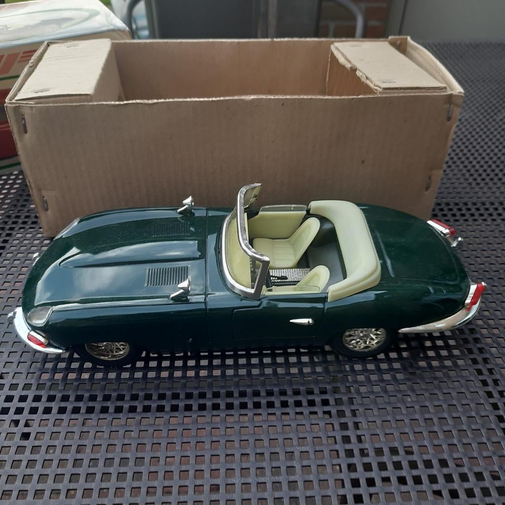 JAGUAR Type E Cabrio 30cm. BLIKKEN SPORTAUTO *NEW*, Ophalen, Nieuw, Auto, Overige merken