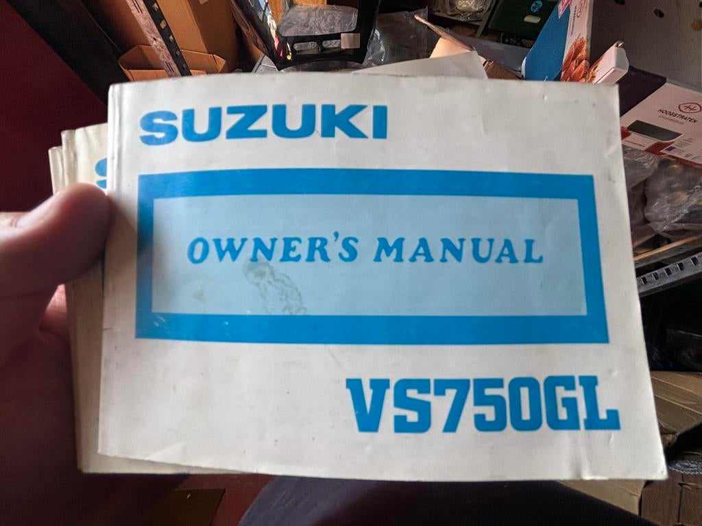 Owner’s manual Suzuki VS750 GL in engels, Motoren, Handleidingen en Instructieboekjes, Ophalen of Verzenden, Suzuki