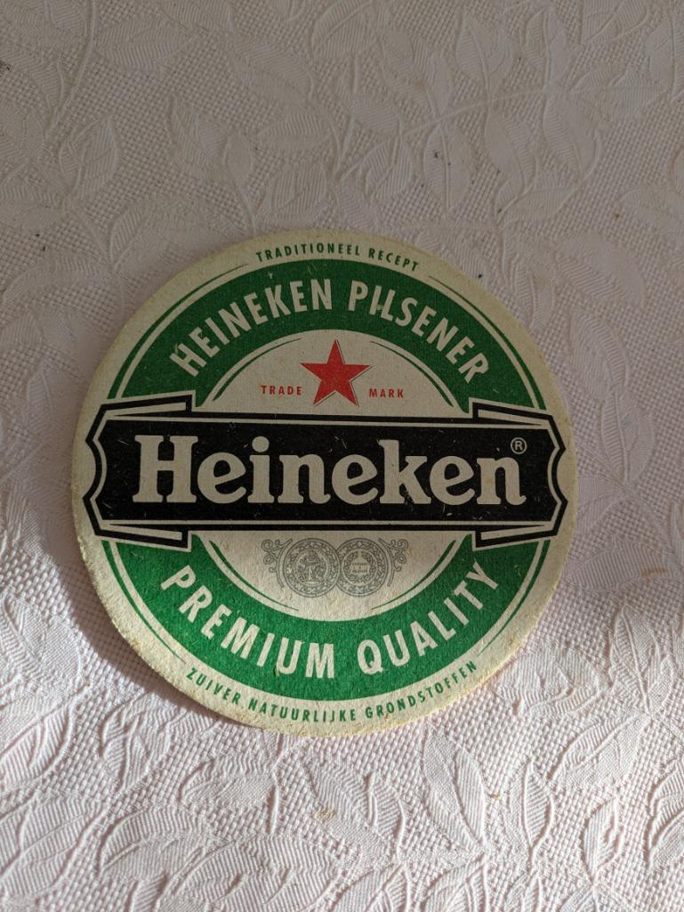 Heineken, Verzamelen, Biermerken, Ophalen of Verzenden, Zo goed als nieuw, Viltje(s), Heineken