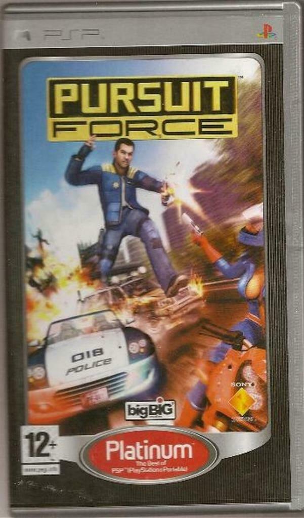SONY PSP - PURSUIT FORCE (FRANCAIS - NEDERLANDS - DEUTSCH ), 2 joueurs, À partir de 12 ans, Course et Pilotage, Utilisé