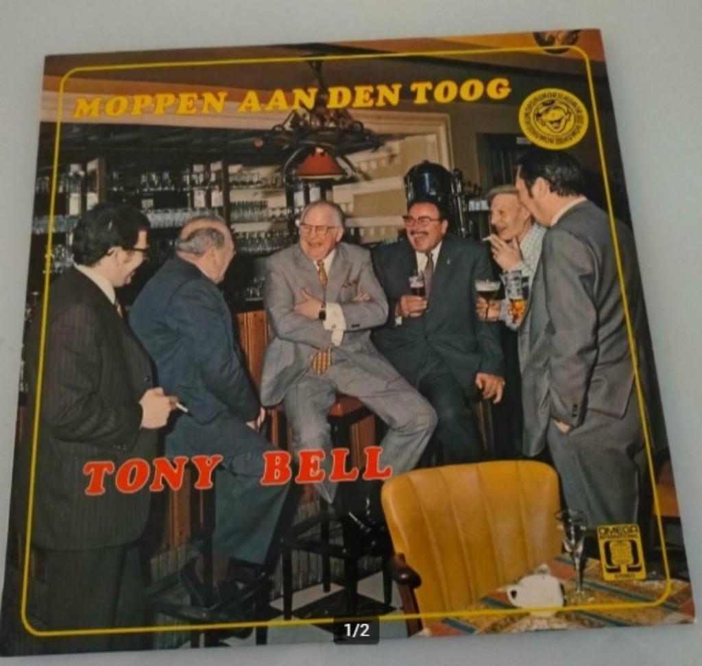 Vinyl LP Tony Bell Moppen aan de toog Humor Cabaret Komedie, Ophalen of Verzenden, 12 inch