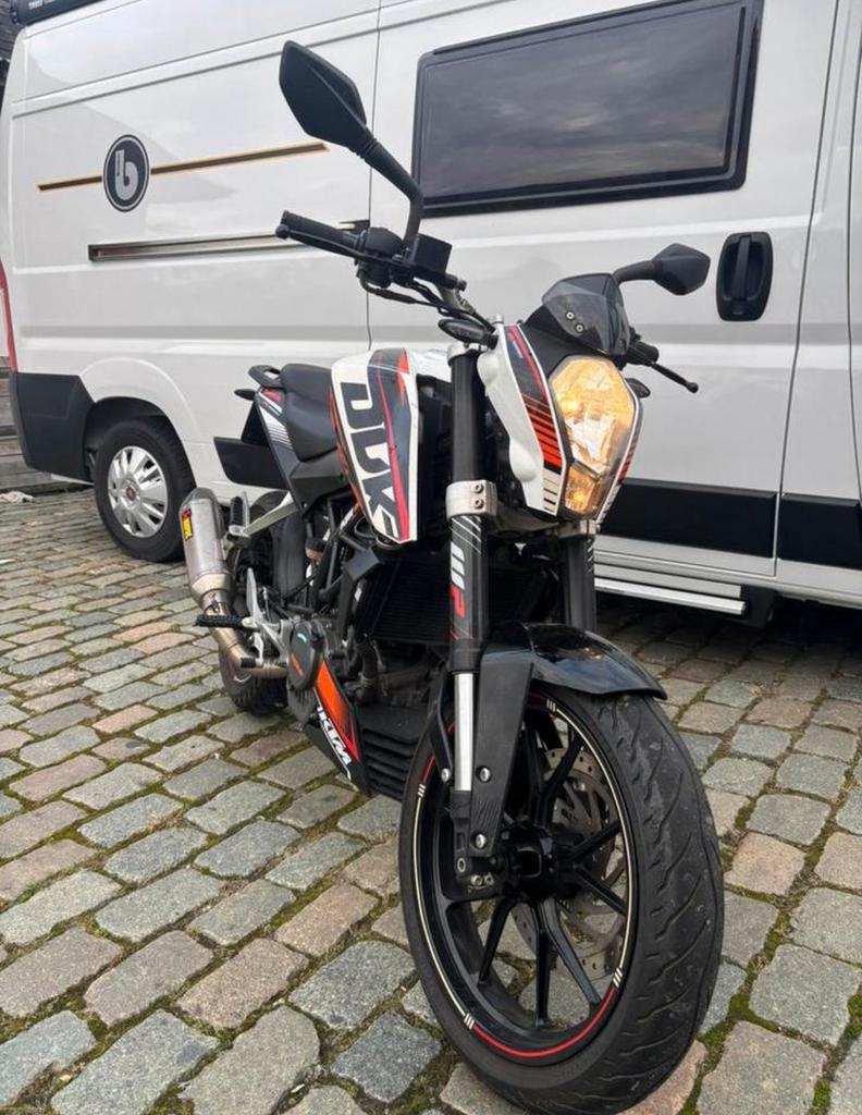 KTM duke 125, Motoren, Ophalen
