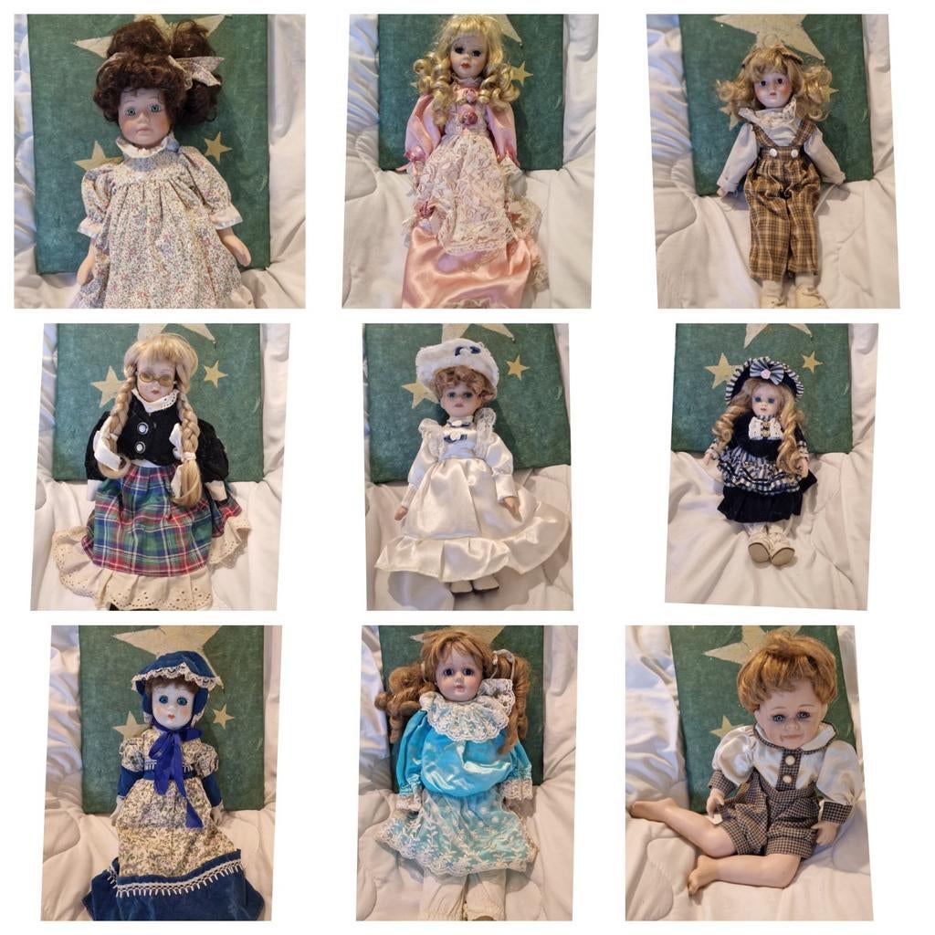 vintage porseleinen poppen, Verzamelen, Poppen, Ophalen, Gebruikt, Fashion Doll