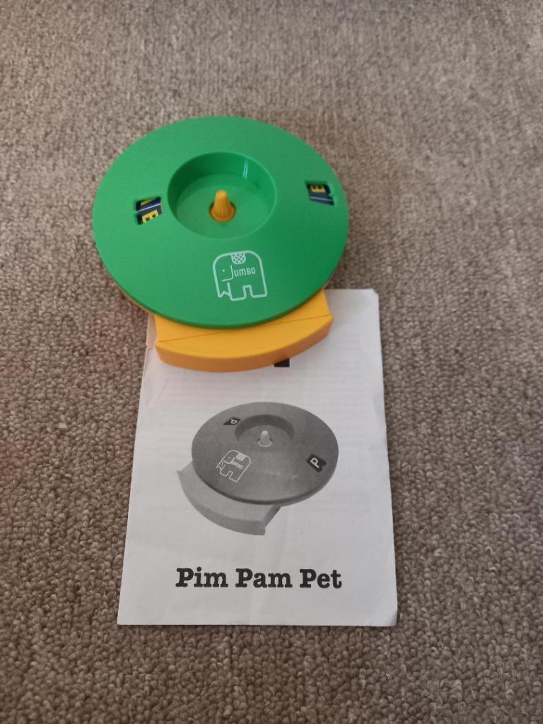 Pim pam pet spel, Vijf spelers of meer, Ophalen, Zo goed als nieuw, Reisspel