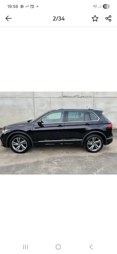 Ik zoek VW TIGUAN, Autos, Cuir, Achat, Attache-remorque, Noir