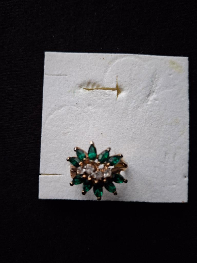 bague cocktail, Bijoux, Sacs & Beauté, Bagues, Enlèvement ou Envoi, Comme neuf, Avec cristal, Blanc