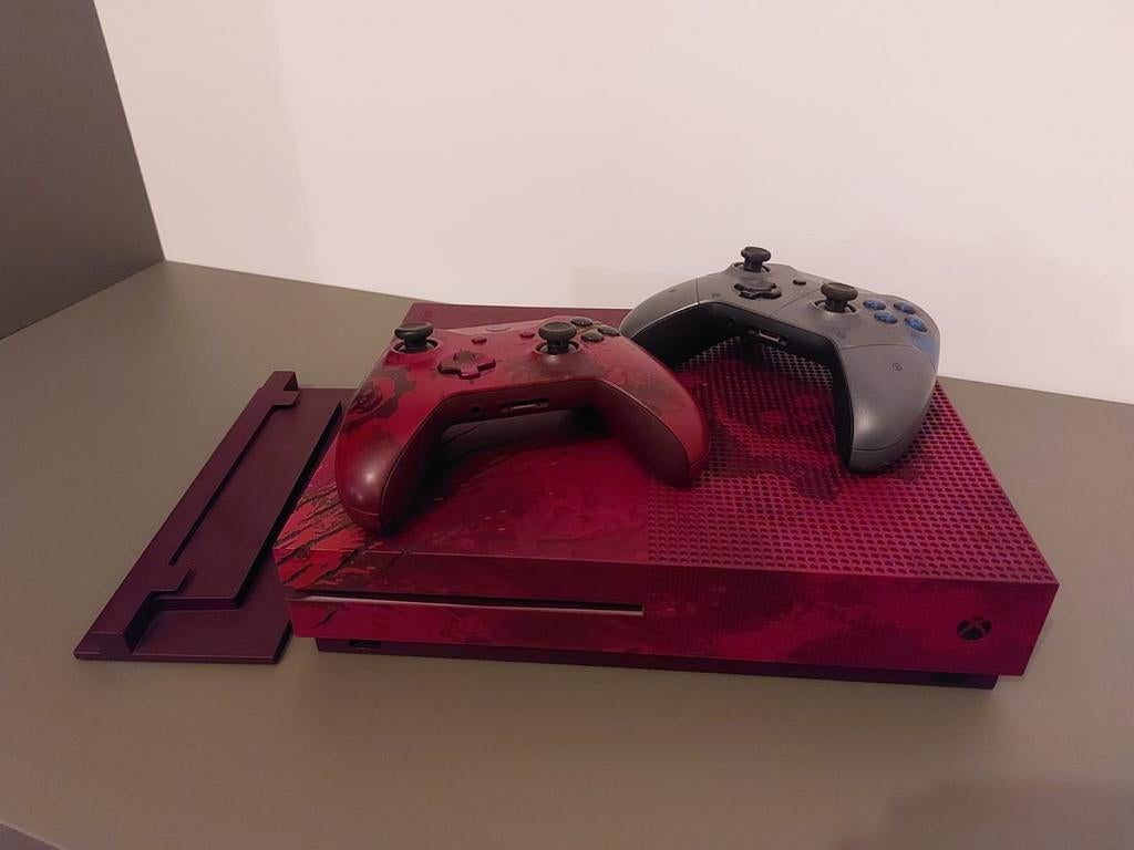 Xbox one gears of war edition, Ophalen, Gebruikt, Met 2 controllers, Original