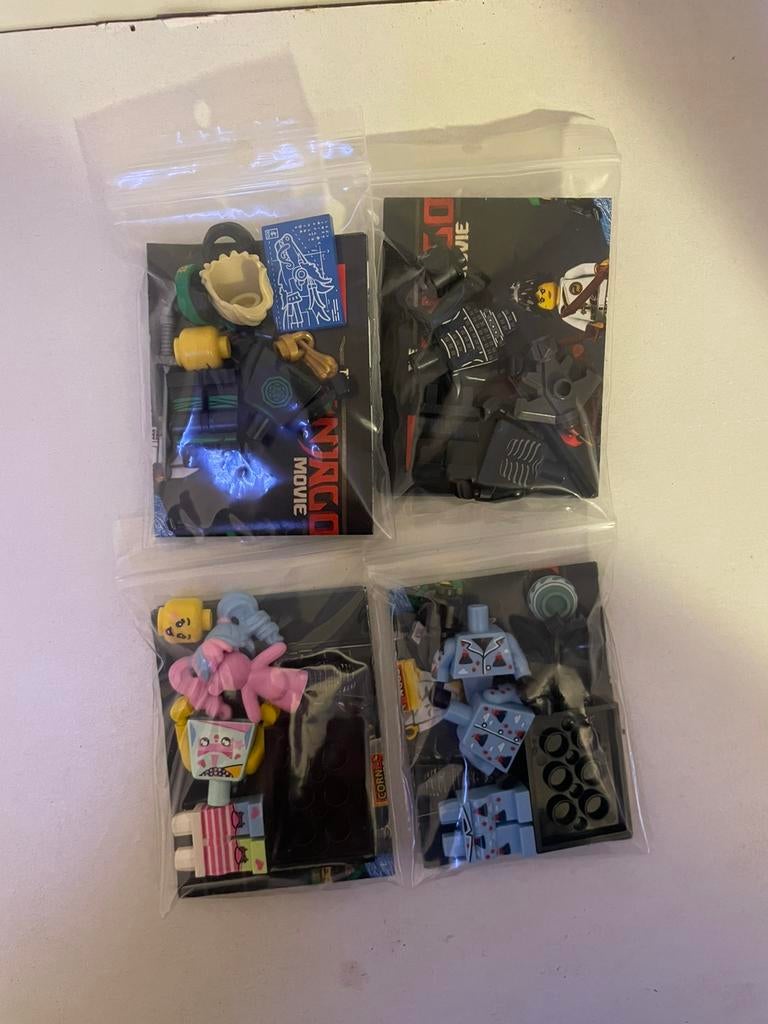 4 Lego Ninjago Movie Minifiguren Lot, Ophalen of Verzenden, Nieuw, Losse stenen, Lego