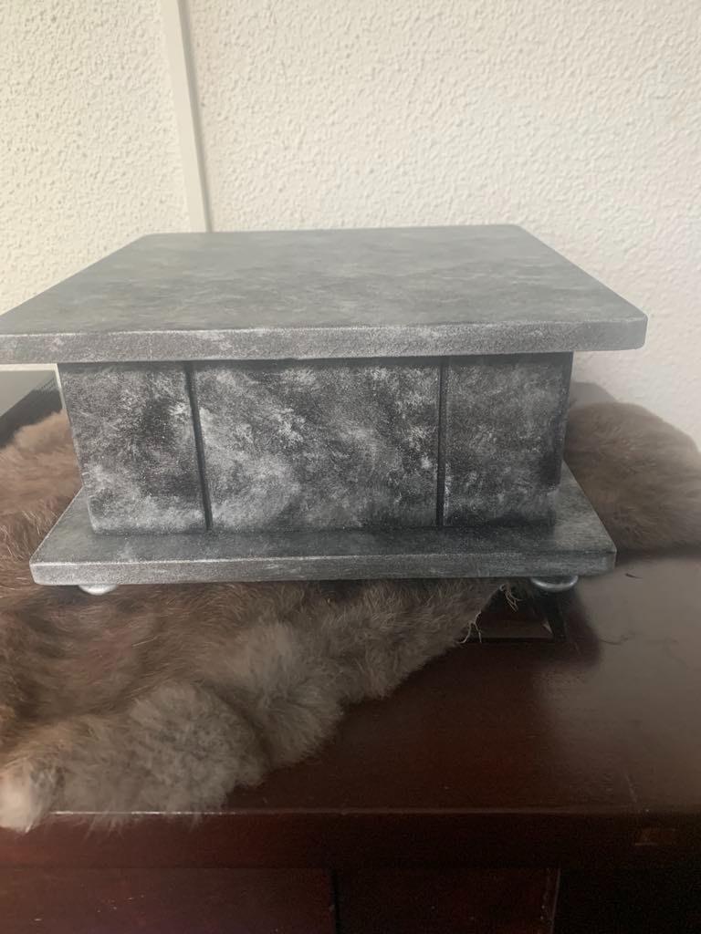 Urnenkistje van hout voor huisdier 25x25x13 cm hoog, Ophalen of Verzenden, Nieuw