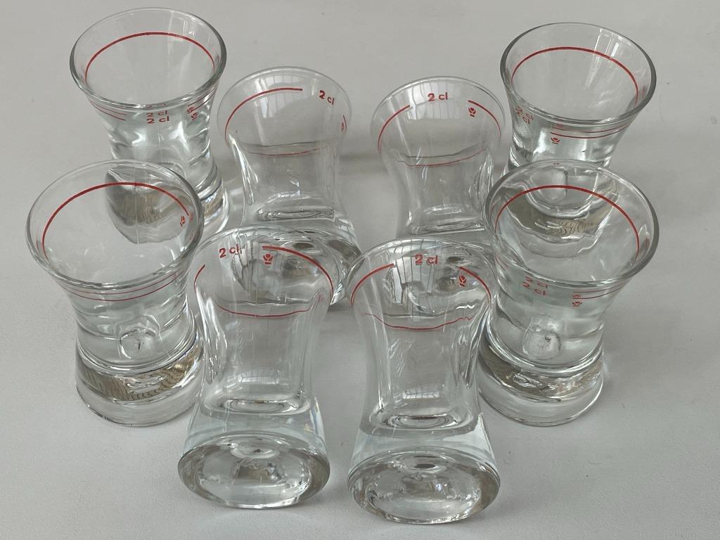 8+ Likeur borrel druppel glaasjes NIEUW, Ophalen, Nieuw